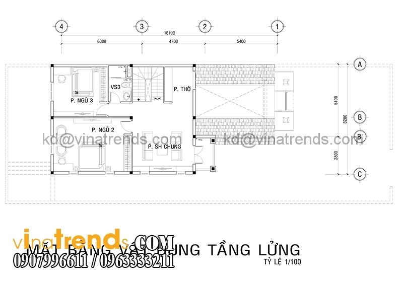 mb 1 Mẫu thiết kế biệt thự vườn 2 tầng hiện đại 10x16m đẹp đích thực là đây   BTV140715A