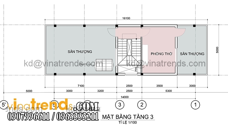 ban ve mau nha pho dep 3 tang dien tich mat tien ngang 5m hien dai 3 Mẫu nhà 3 tầng mặt tiền 5m 3 tầng dài 16,7m đơn giản màu trắng xanh nổi bậc ở Nhơn Trạch   Đồng Nai