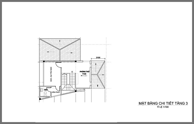 mat bang thiet ke biet thu 2 tang 1 tum 2 mat tien 1 Mẫu biệt thự 2 tầng 1 tum 2 mặt tiền 10x12m hiện thực giấc mơ an cư cao cấp nhà anh Vũ