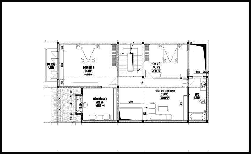 mb tang 1 nha pho 3 tang mat tien 8m ngang 15m nha a tuan nha trang Mẫu biệt thự 3 tầng điểm nhấn mái lệch và sân thượng thu hút anh Tuấn hài lòng mỹ mãn