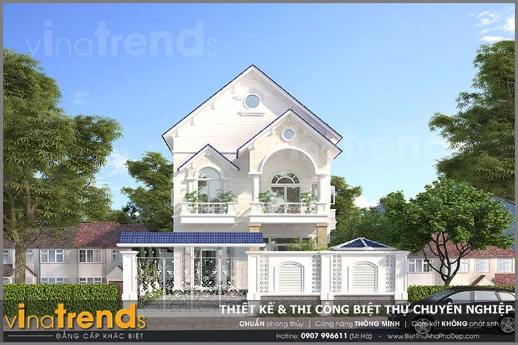 mau nha biet thu 2 tang tan co dien nha co bang vung tau 1 12 mẫu nhà biệt thự đẹp 1 2 3 tầng nếu bạn muốn xây đẹp nên xem nhiều lần