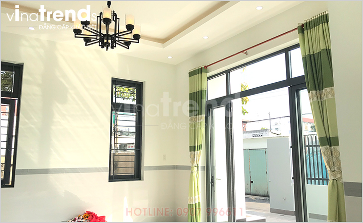 mau nha 1 tang hien dai 165m2 o bien hoa xay xong 1 Mẫu nhà 1 tầng hiện đại 9x18m xây xong ở Biên Hòa được chủ nhà viết tâm thư