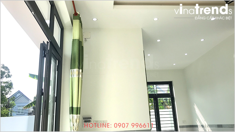 mau nha 1 tang hien dai 165m2 o bien hoa xay xong 7 Mẫu nhà 1 tầng hiện đại 9x18m xây xong ở Biên Hòa được chủ nhà viết tâm thư