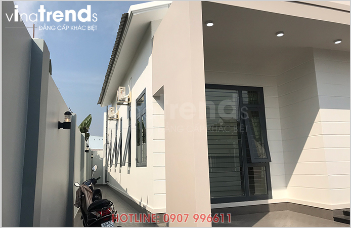 mau nha 1 tang hien dai 9x18m o bien hoa xay xong 1 Mẫu nhà 1 tầng hiện đại 9x18m xây xong ở Biên Hòa được chủ nhà viết tâm thư