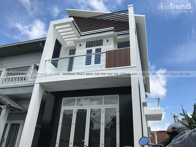 mau nha 2 tang don gian dep duoi 100m2 51 VINATRENDs KHÁC BIỆT GÌ TRONG THI CÔNG NHÀ PHỐ   BIỆT THỰ?