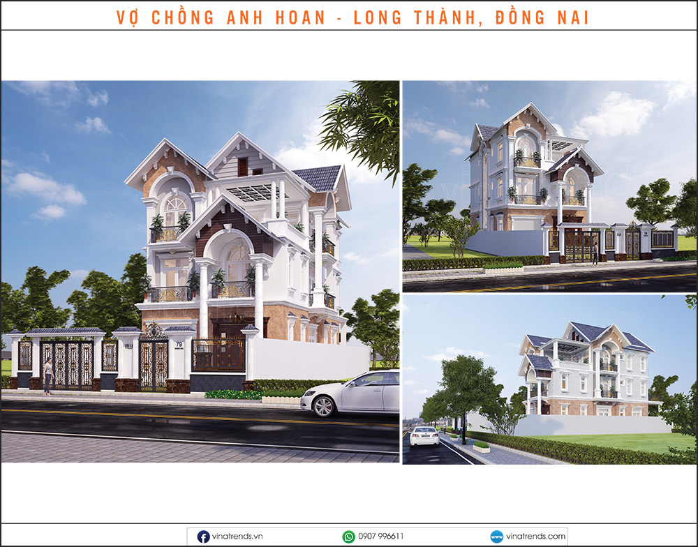 mau biet thu dep nhat 2020 11 【99+】Mẫu biệt thự tân cổ điển để lộ 4 thứ quý giá nhất của Khách hàng VinaTrends