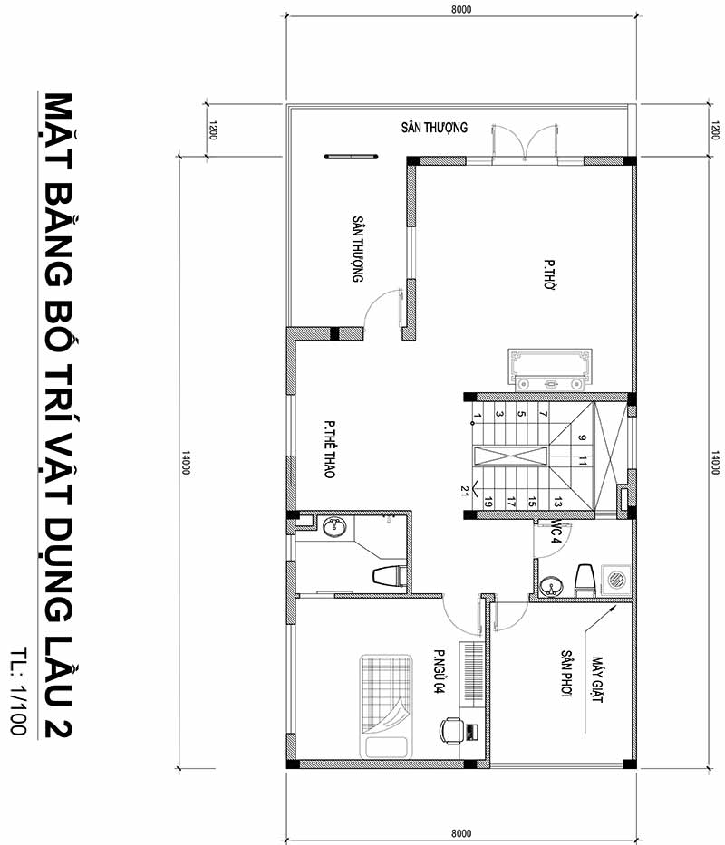 mau nha biet thu 3 tang co ham de xe do vinatrends cong ty xay dung tai dong nai thiet ke 1 Bản vẽ mẫu nhà biệt thự 3 tầng hiện đại 8x16m có hầm gara ô tô nhà anh Giang ở Hồ Chí Minh