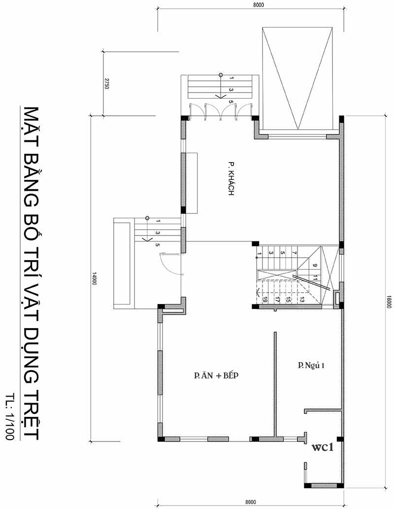 mau nha biet thu 3 tang co ham de xe do vinatrends cong ty xay dung tai dong nai thiet ke 2 Bản vẽ mẫu nhà biệt thự 3 tầng hiện đại 8x16m có hầm gara ô tô nhà anh Giang ở Hồ Chí Minh