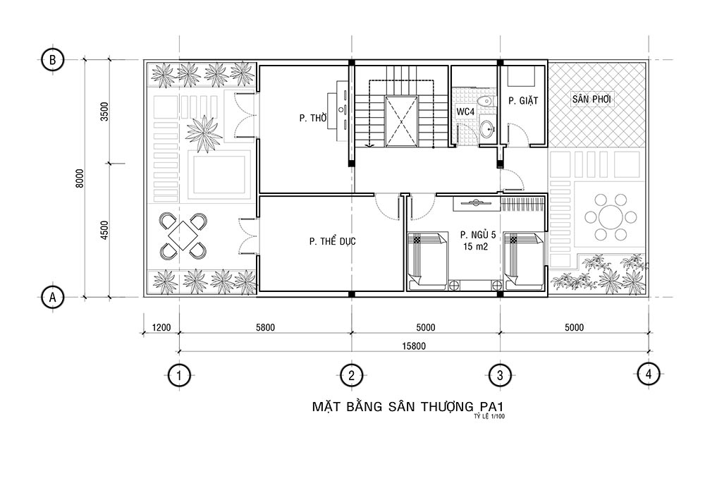 MB LAU 2 Mẫu nhà 3 tầng mặt tiền 8x20m mái thái khang trang như một khách sạn ở Quận 1 Sài Gòn