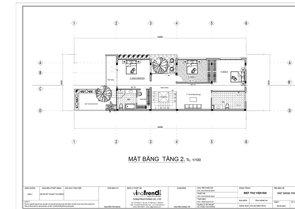 ban ve biet thu hien dai tang 1 Làm sao mẫu biệt thự hiện đại 3 tầng đẹp nhất KDC này nha em | 126m2, Nghệ An