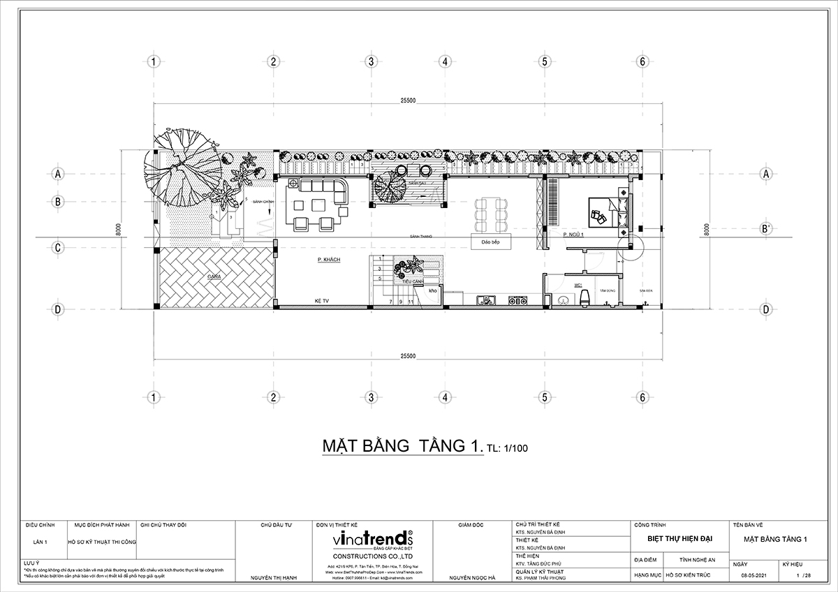 ban ve biet thu hien dai tang tret Làm sao mẫu biệt thự hiện đại 3 tầng đẹp nhất KDC này nha em | 126m2, Nghệ An