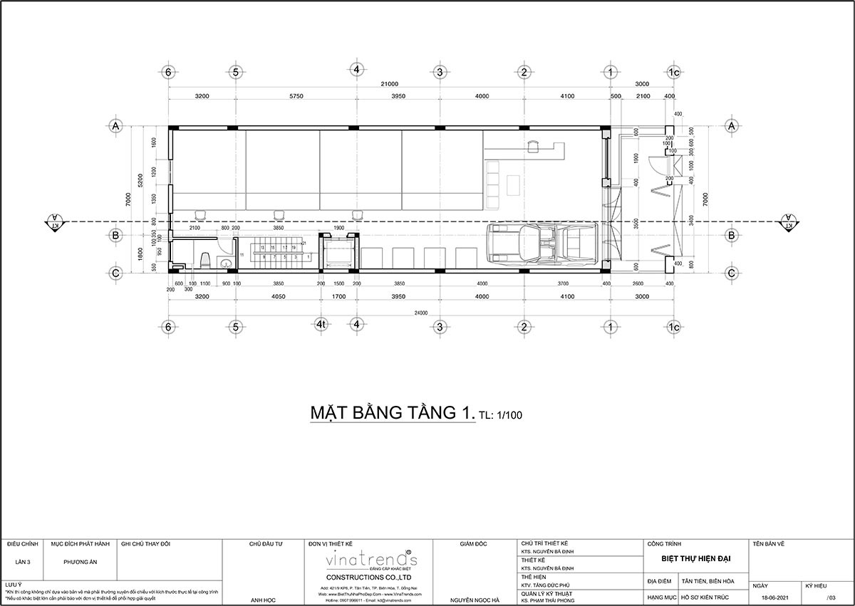 mat bang cong nang nha 3 tang hien dai ket hop kinh doanh 3 Mẫu nhà phố 3 tầng mặt tiền 7m kết hợp kinh doanh Golf 3D gồm 12 phòng tập hứa hẹn đắt khách